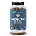 Eu Natural Conception for Him - Male Fertility Supplements with Ashwagandha, Folate & Zinc - Sperm Count, Motility & Strength Support - TrustMedUSA