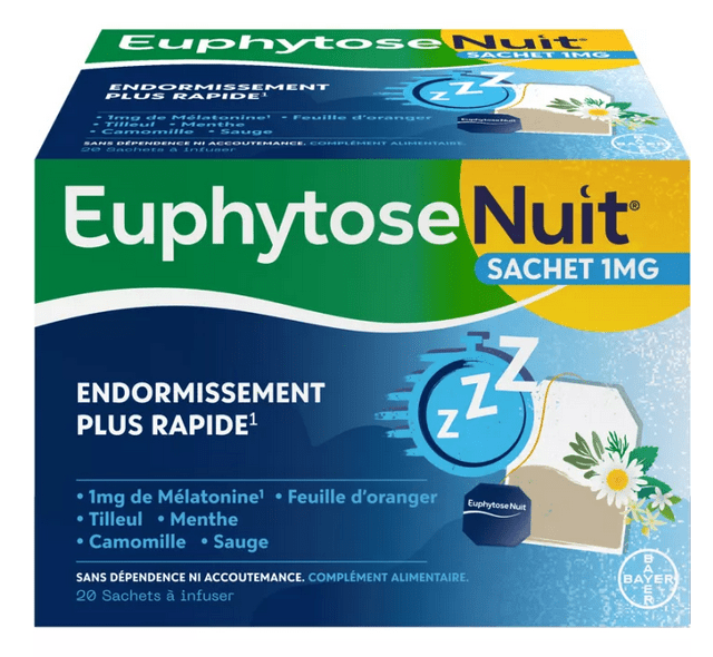 Euphytose Night Herbal Tea 20 Sleep Infusions - TrustMedUSA