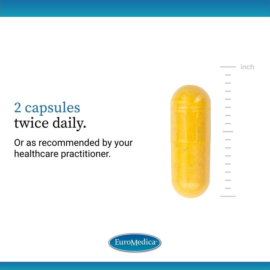 EuroMedica Nerve Complex - Herbal Supplement with Bioactive Vitamin B12 - Circulation & Nerve Health Support Supplement - Vegan Capsules with Boswellia Serrata - 60 Capsules, 2 Pack (120 Capsules) - TrustMedUSA
