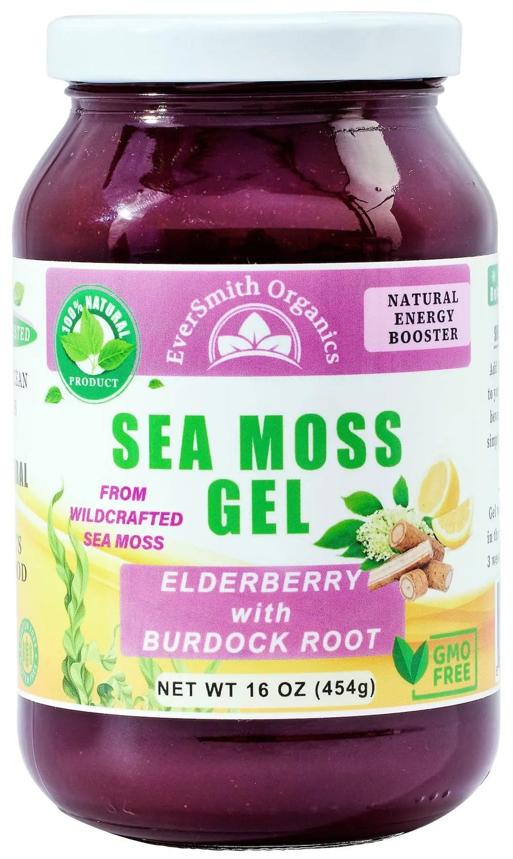 EverSmith Organics - Wildcrafted Irish Sea Moss Gel | Made in USA | Rich in Vitamins - TrustMedUSA