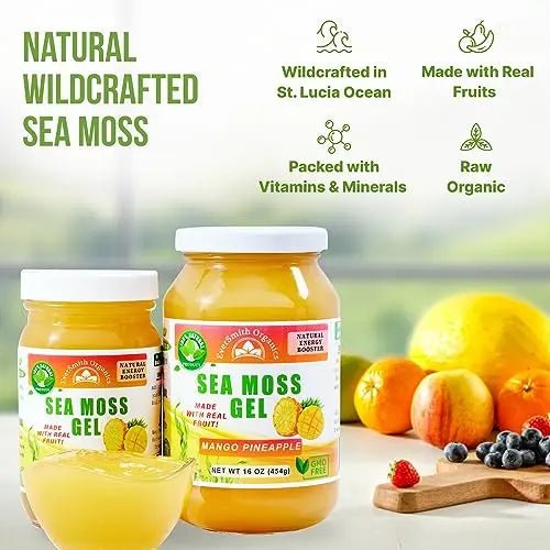 EverSmith Organics - Wildcrafted Irish Sea Moss Gel | Made in USA | Rich in Vitamins - TrustMedUSA