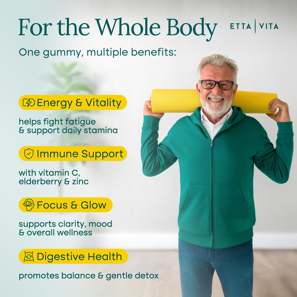 Everyday Debloat & Detox Sugar-Free Fruits and Veggies Gummies - Energy Support with Superfood Fruit and VegetableSupplement (120 Chews) Cruelty-Free, Vegan, Gluten-Free, Fruit and Vegetable Vitamin - TrustMedUSA