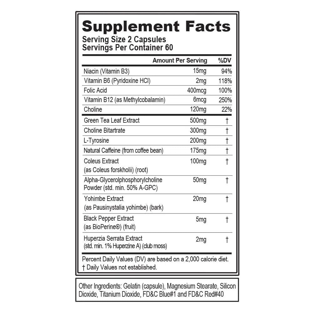 EVL Thermogenic Fat Burner Support - Fast Acting Weight Loss Energy and Appetite - TrustMedUSA