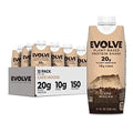 Evolve Plant Based Protein Shake, Café Mocha, 20g Vegan Protein, Dairy Free, No Artificial - TrustMedUSA