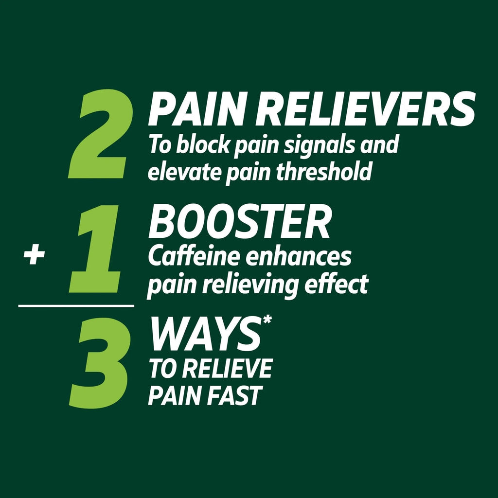 Excedrin Extra Strength Caplets for Headache Pain Relief, Acetaminophen 250mg, Aspirin 250mg, Caffeine 65mg, Pain Reliever, 24 count - TrustMedUSA