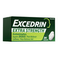 Excedrin Extra Strength Caplets for Headache Pain Relief, Acetaminophen 250mg, Aspirin 250mg, Caffeine 65mg, Pain Reliever, 24 count - TrustMedUSA