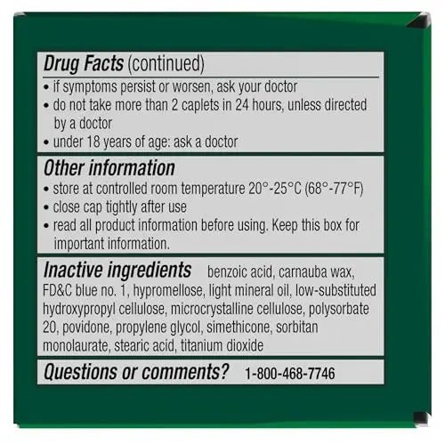 Excedrin Migraine Relief Caplets for Migraine Symptoms, Acetaminophen 250mg, Aspirin 250mg, Caffeine 65mg, Pain Reliever, 100 Count - TrustMedUSA