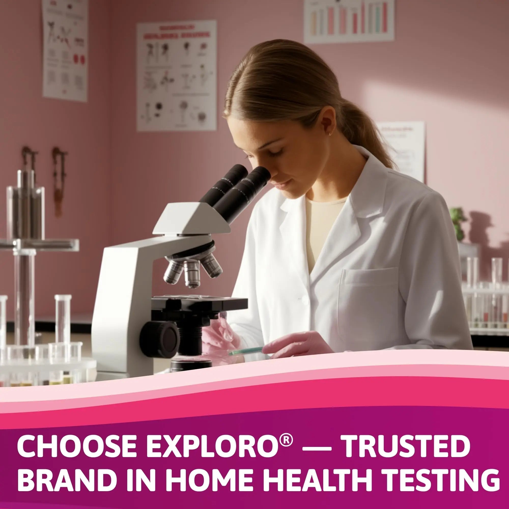 Exploro Vaginal pH Balance Test, PH Balance for Women, Vaginal Health pH Test Device, Vaginal Infection Test Kit Alternative to pH Test Strips & PhD Boric Acid, (Pack of 15) Devices - TrustMedUSA