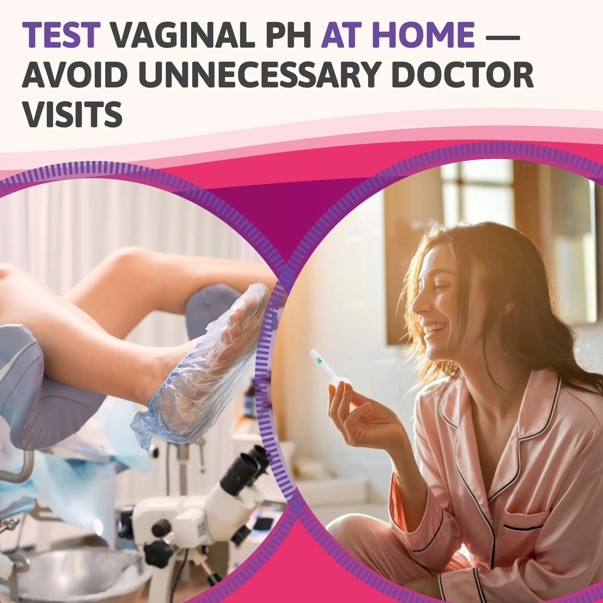 Exploro Vaginal pH Balance Test, PH Balance for Women, Vaginal Health pH Test Device, Vaginal Infection Test Kit Alternative to pH Test Strips & PhD Boric Acid, (Pack of 15) Devices - TrustMedUSA