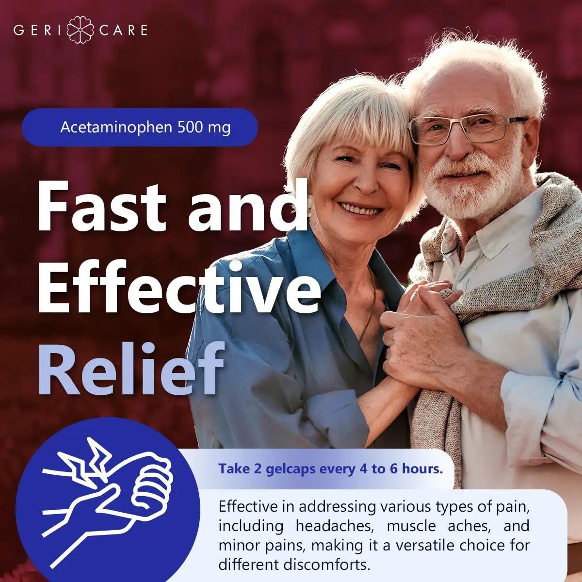 Extra Strength Rapid Release Pain Relief Gelcaps, 100count - TrustMedUSA