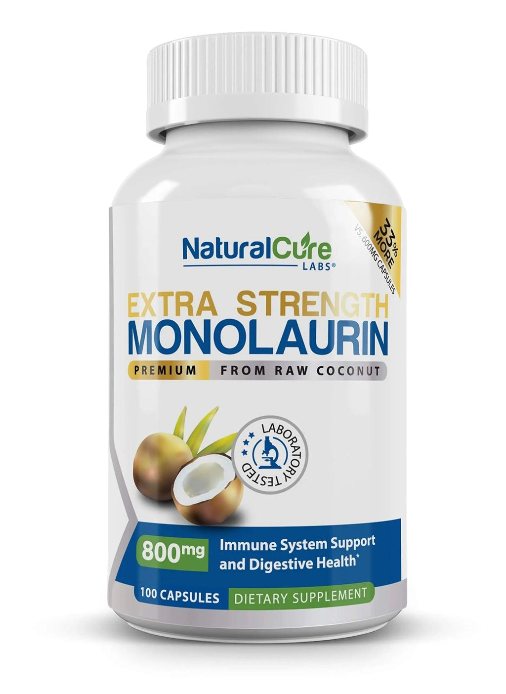 Extra Strength Stack: Monolaurin 800mg + Clean L-Lysine 600mg + Andrographis, Advanced Immune Support Routine Bundle - TrustMedUSA