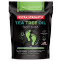 EXTRA STRENGTH Tea Tree Oil Foot Soak with Epsom Salt - Made in USA - for Toenails - TrustMedUSA