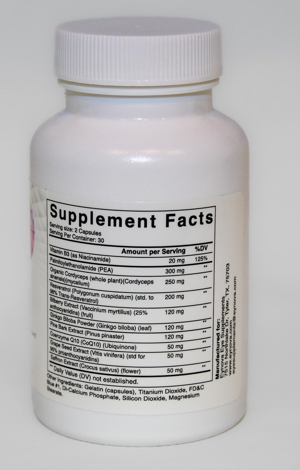 Eynova Eye Supplements - EyNerve Pro - Pressure and Optic Nerve Support - TrustMedUSA