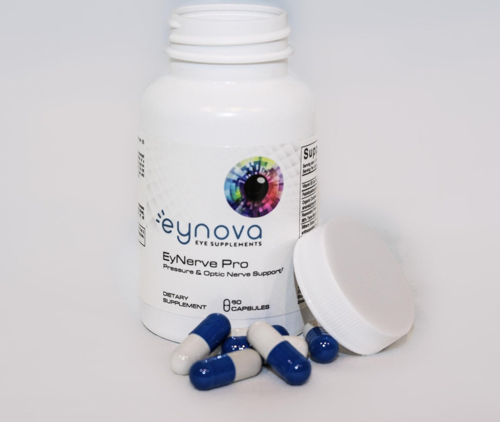 Eynova Eye Supplements - EyNerve Pro - Pressure and Optic Nerve Support - TrustMedUSA