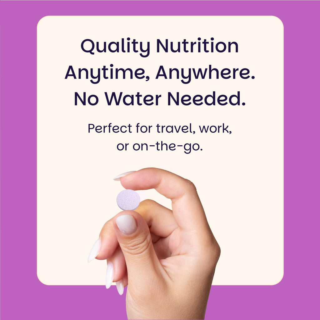 EZ Melts Hair Health Complete - Hair Supplement to Support Strength & Growth - Includes AnaGain Nu, Biotin, Apigenin, Bambo Silica & More - 60 Sublingual Tablets (30 Servings) - TrustMedUSA