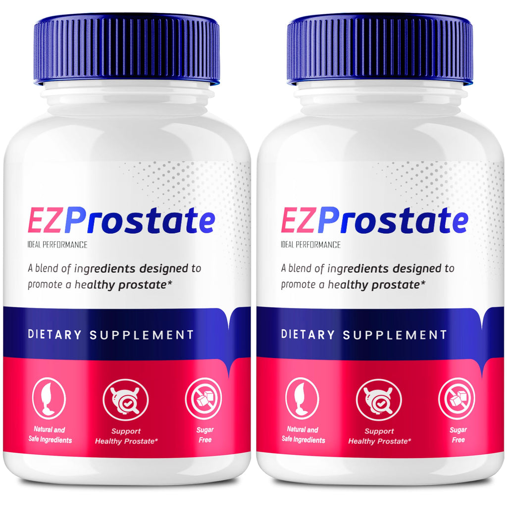 EZ Prostate Capsules, EZ Prostate Pills - Official EZ Prostate Supplement Pills - Maximum Strength Advanced All Natural Formula, EZProstate Health Men Pastillas Reviews (2 Pack) - TrustMedUSA