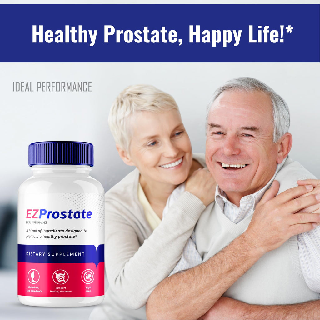 EZ Prostate Capsules, EZ Prostate Pills - Official EZ Prostate Supplement Pills - Maximum Strength Advanced All Natural Formula, EZProstate Health Men Pastillas Reviews (2 Pack) - TrustMedUSA