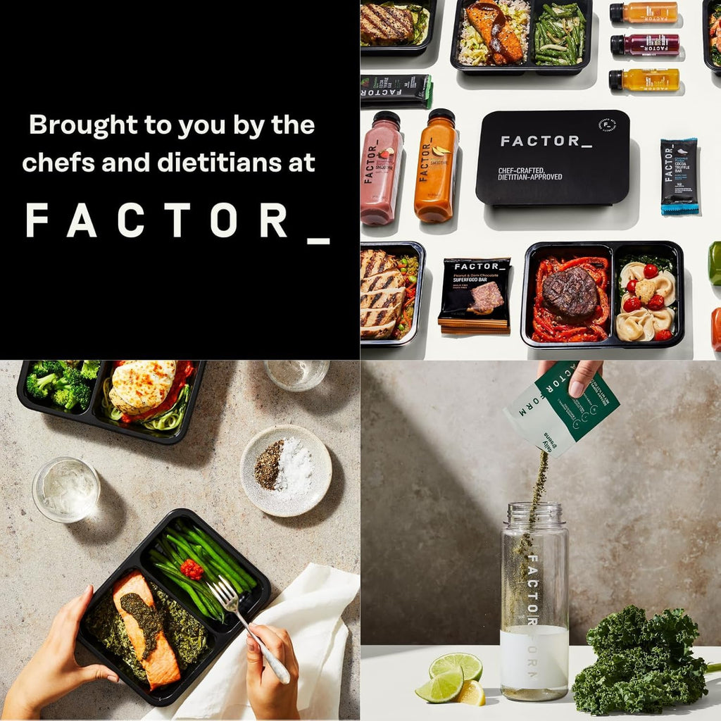 FACTOR FORM Daily Greens Superfood Powder | 5 Functional Blends for Gut Health, Energy & Immunity | Prebiotics, Probiotics, Adaptogens, B Vitamins (7 Servings, Individual Packets) - TrustMedUSA