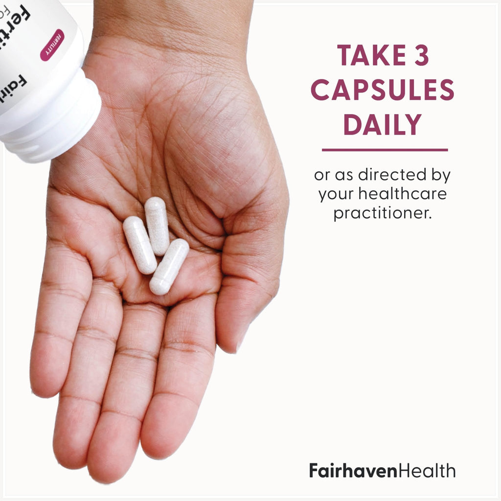 Fairhaven Health FertileCM Fertility Supplement for Women, Capsules - Fertile Cervical Mucus, Ovulation Cycle, Includes L-Arginine, N-Acetyl-Cysteine, Grape Seed Extract and Vitamin C - 90 Capsules - TrustMedUSA