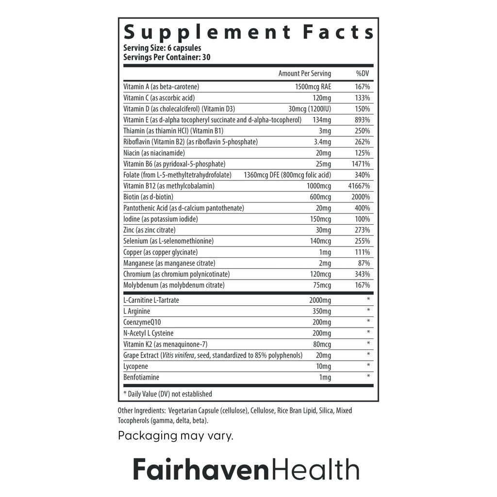 Fairhaven Health FH Pro for Men | Clinically Studied Premium Prenatal Fertility Supplements for Men | Male Fertility Supplements | Count and Motility Support Pre-Conception for Him | 180 Capsules - TrustMedUSA