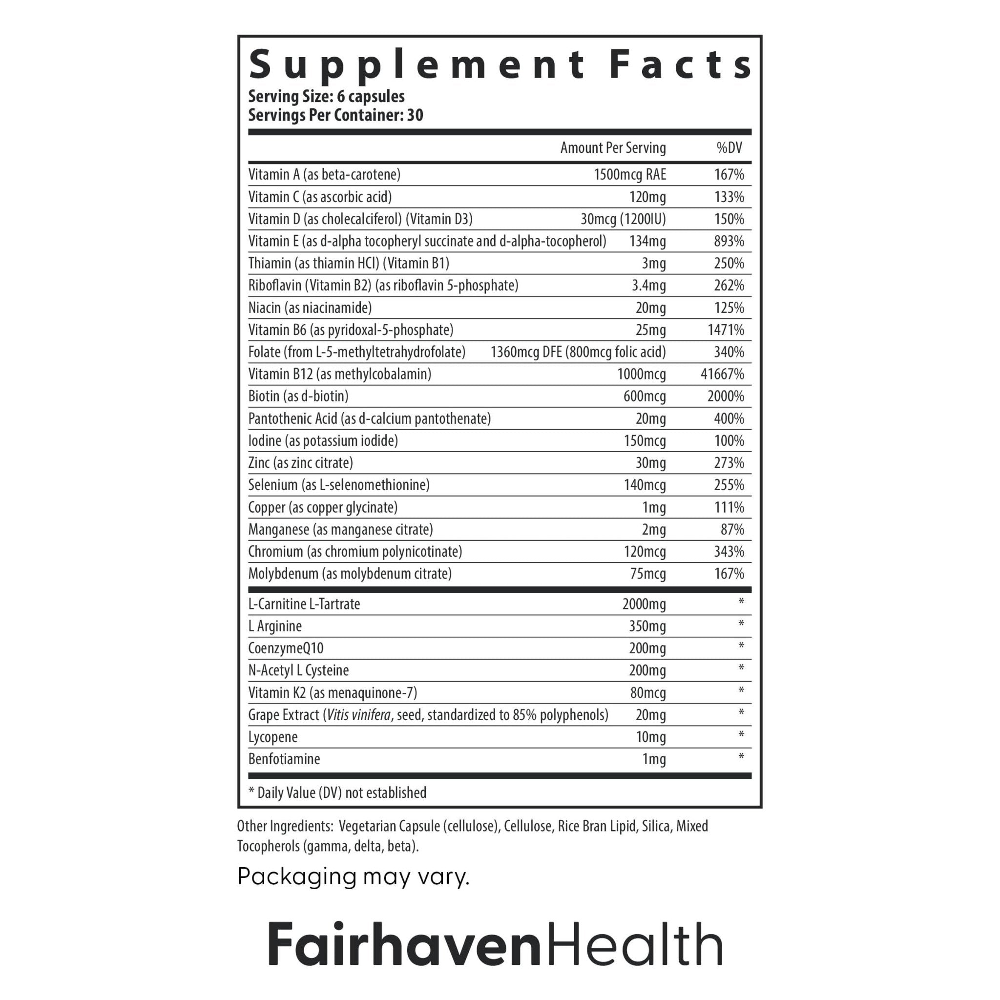 Fairhaven Health FH Pro for Men | Clinically Studied Premium Prenatal Fertility Supplements for Men | Male Fertility Supplements | Count and Motility Support Pre-Conception for Him | 180 Capsules - TrustMedUSA