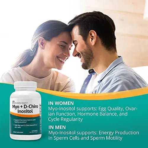 Fairhaven Health Myo-Inositol and D-Chiro Inositol Supplement | 40:1 Ratio | Female - TrustMedUSA