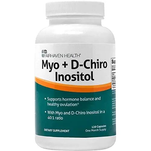 Fairhaven Health Myo-Inositol and D-Chiro Inositol Supplement | 40:1 Ratio | Female - TrustMedUSA