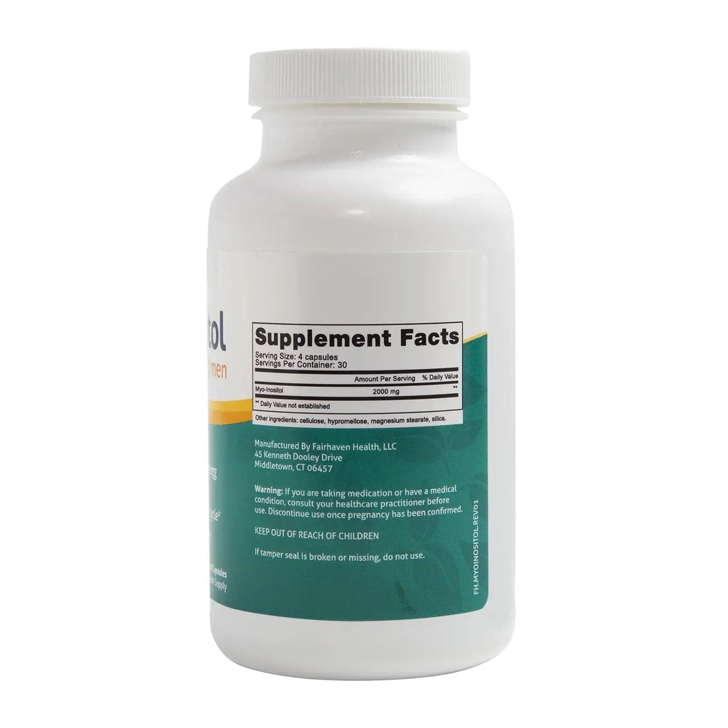 Fairhaven Health Myo-Inositol Supplement 2000mg | Male and Female Fertility Supplement - TrustMedUSA