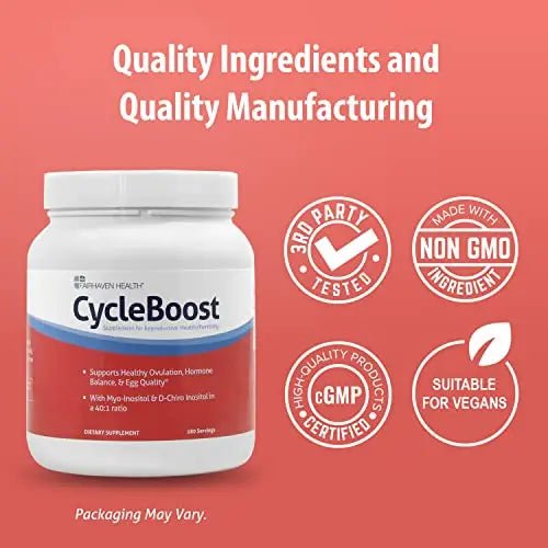 Fairhaven Health Vegan Myo-Inositol and D-Chiro Inositol Powder | 40:1 Ratio | Hormone - TrustMedUSA