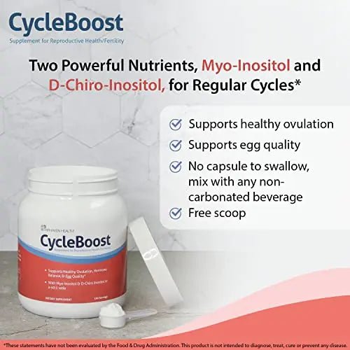Fairhaven Health Vegan Myo-Inositol and D-Chiro Inositol Powder | 40:1 Ratio | Hormone - TrustMedUSA