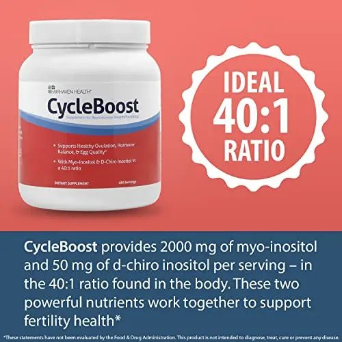 Fairhaven Health Vegan Myo-Inositol and D-Chiro Inositol Powder | 40:1 Ratio | Hormone - TrustMedUSA