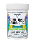 FarmHaven 60 Billion CFU Probiotic - 8 Probiotic Strains - Prebiotics & Postbiotics - Supports Digestive & Immune Health - Delayed Release - Shelf Stable - TrustMedUSA
