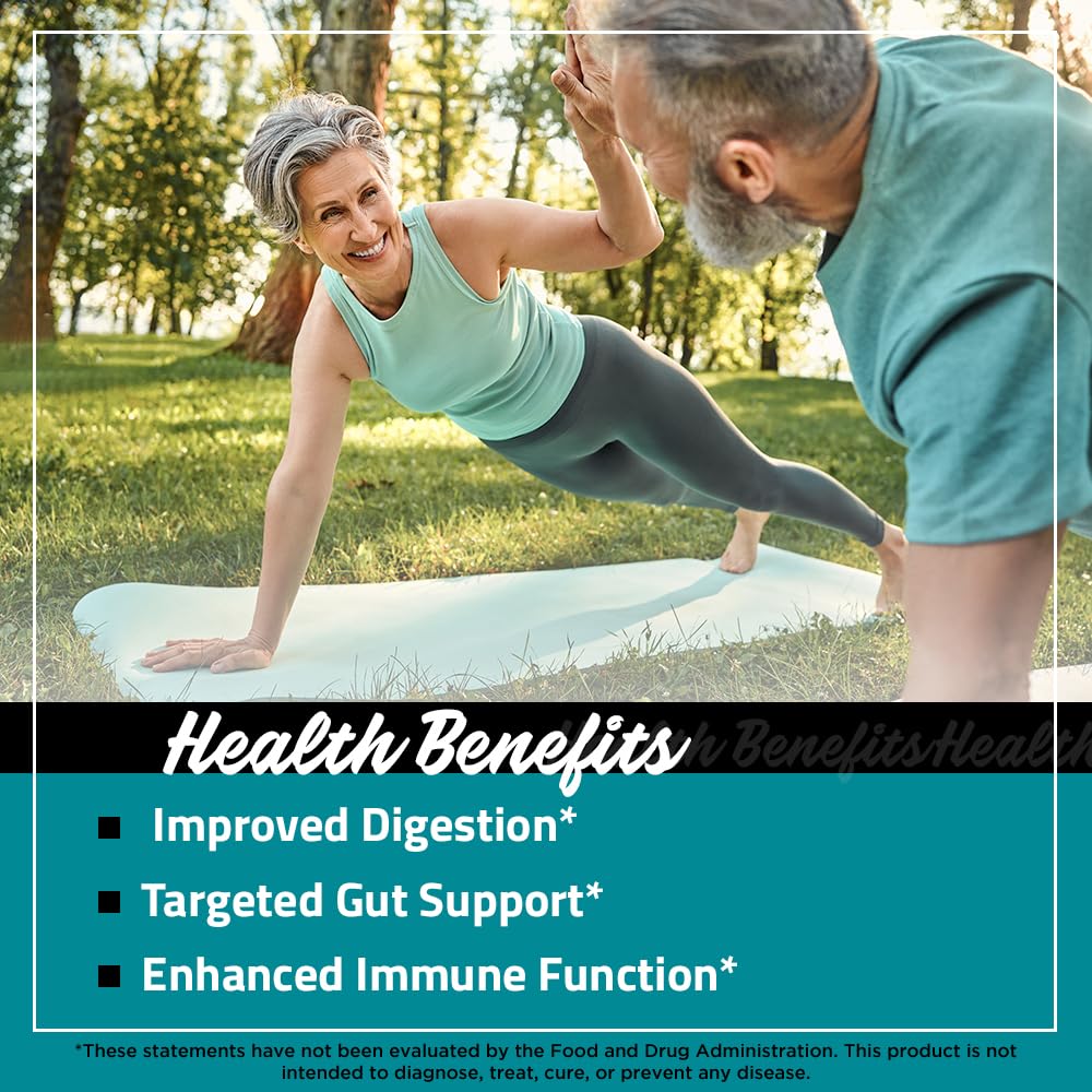 FarmHaven 60 Billion CFU Probiotic - 8 Probiotic Strains - Prebiotics & Postbiotics - Supports Digestive & Immune Health - Delayed Release - Shelf Stable - TrustMedUSA