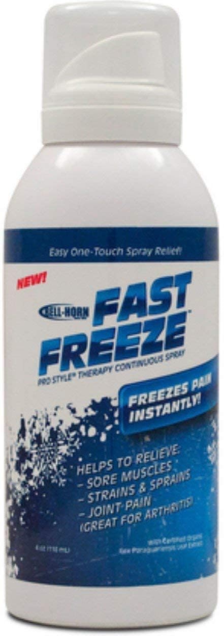 Fast Freeze All-Natural Cooling Pain Relief Therapy: Continuous Spray, 4 fl oz - TrustMedUSA