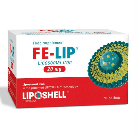 FE-LIP LIPOSOMAL IRON, 20 MG, 30 PACKETS - TrustMedUSA