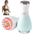 FEEJOY Lymphatic Drainage Massager & Massage Tool, Body Sculpting Machine & Fascia Blaster for Cellulite with Microcurrent, Light, Heat & Vibration, for Legs, Arms & Belly (Gradient Green) - Maple Wellness Supplements
