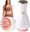 FEEJOY Lymphatic Drainage Massager & Massage Tool, Body Sculpting Machine & Fascia Blaster for Cellulite with Microcurrent, Light, Heat & Vibration, for Legs, Arms & Belly (White) - Maple Wellness Supplements