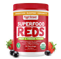 Feel Great Organic Superfood Reds Powder Packed with Beet Root Powder | Digestive Support Including Bloating Relief | Fruit and Veggie Polyphenols Supplement. - TrustMedUSA