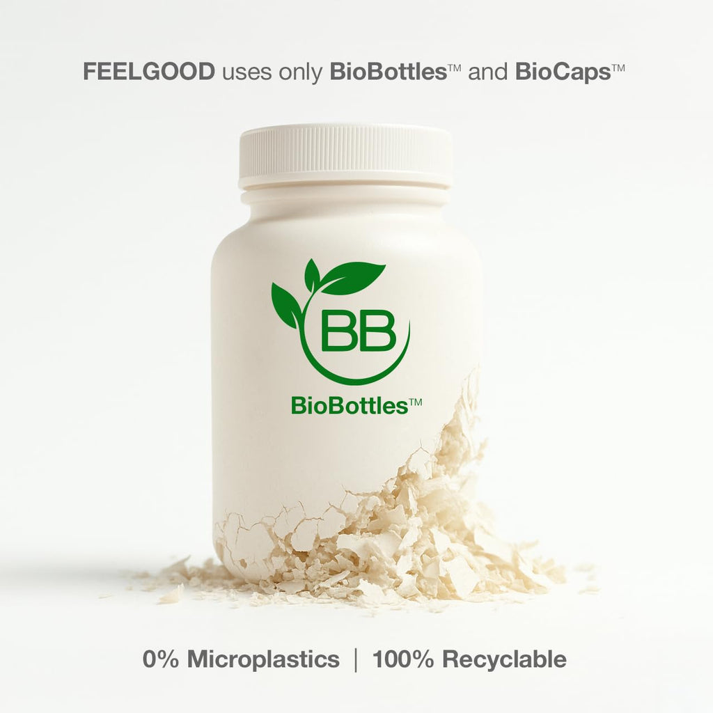 FeelGood Superfoods 1000mg Immune Support Capsules Made with 25 Organic Fruits and Vegetables, Strong Immunity Boosters with Vitamins A, C, D3, and Zinc, 60 Count - TrustMedUSA