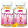 Feelherbs PrePCOSsea Inositol Gummies Vitamins, 2 Pack Orange Flavor Myo-Inositol Vitamin Gummies with Folate, B6, B12 & D-Biotin, 60 Count Soft Chews - TrustMedUSA