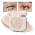 FeiCuiYun Glitter Shimmer Sparkle Eye Shadow Palette Makeup for Older Women, Pearl White Silver Glitter Shimmer Metallic Holographic Iridescent Cream Iridescent Single Monochrome Eyeshadow Makeup, 11 - TrustMedUSA