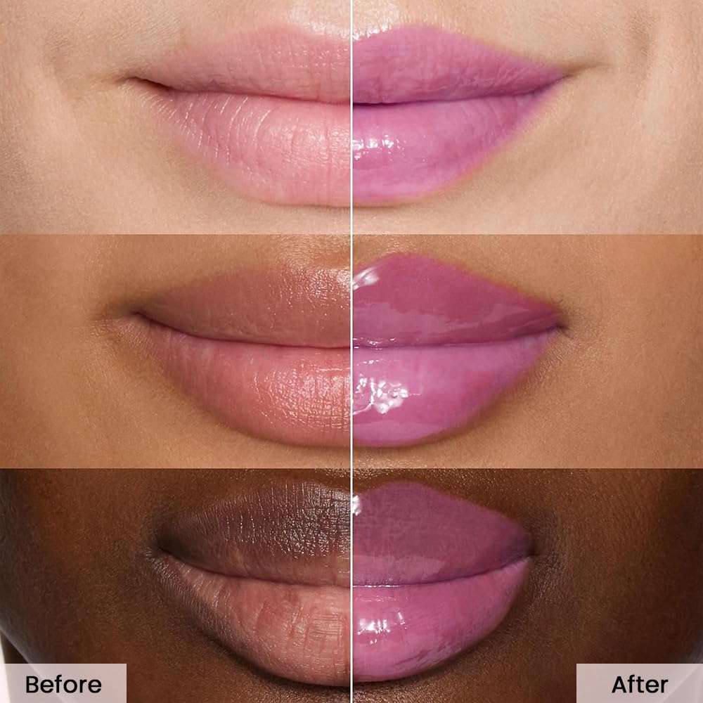 FeiCuiYun Lip Tinted Glowy Balm Hydrating Tinted Lip Serum Lip Gloss, Ultra-Hydrating Natural Vegan Lip Balm, Sheer-Tinted Shine & Hydration, Soothes & Softens Dry Lips Skincare (Light Pink) - TrustMedUSA