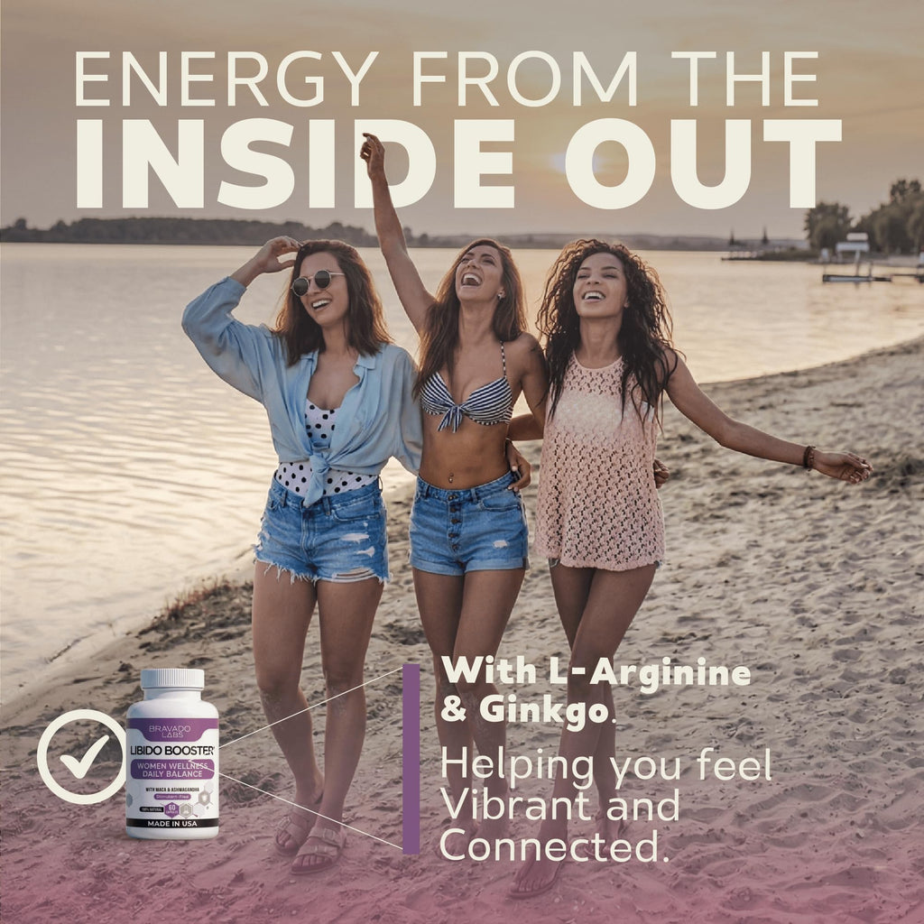 Female Libido Booster for Women – Advanced Women’s Intimacy & Confidence Support – Plant-Based Herbal Blend with Maca, Ginseng & L-Arginine – Made in USA – 60 Capsules - TrustMedUSA