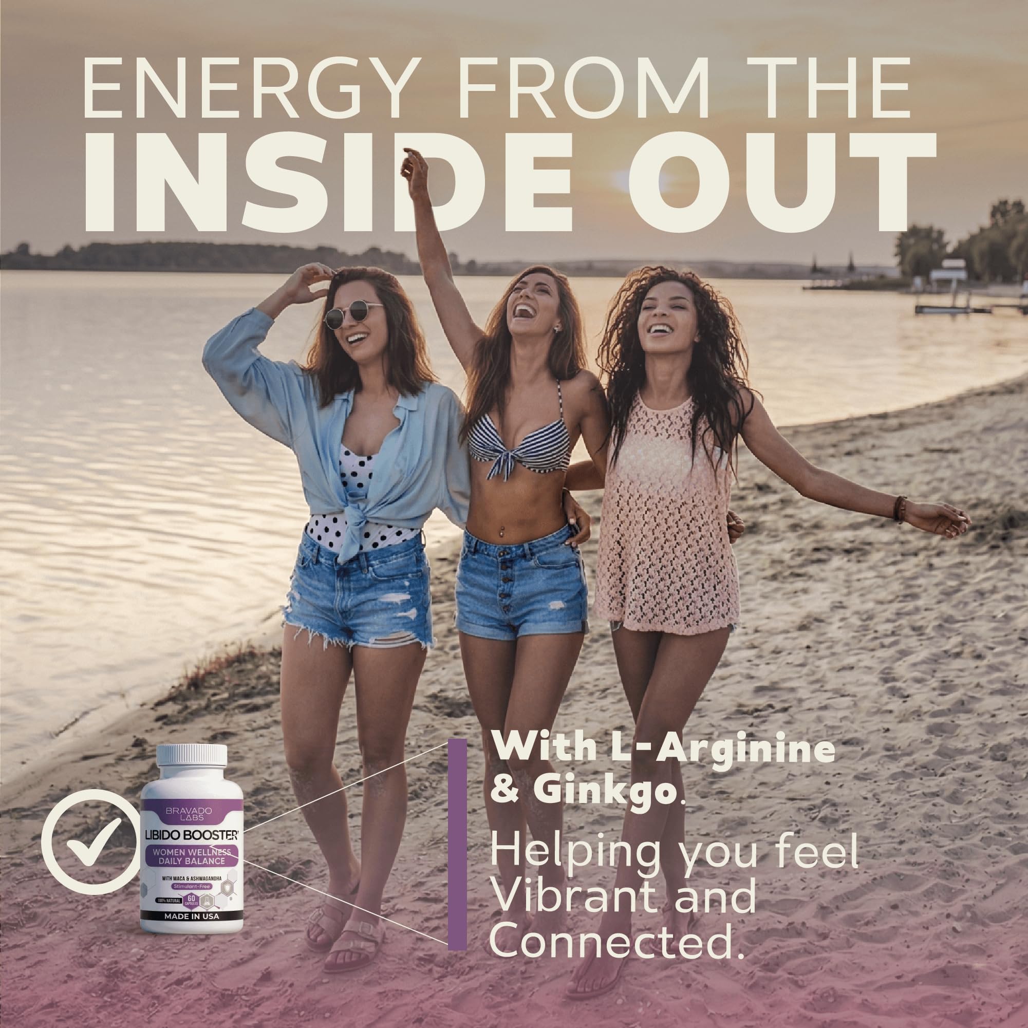 Female Libido Booster for Women – Advanced Women’s Intimacy & Confidence Support – Plant-Based Herbal Blend with Maca, Ginseng & L-Arginine – Made in USA – 60 Capsules - TrustMedUSA