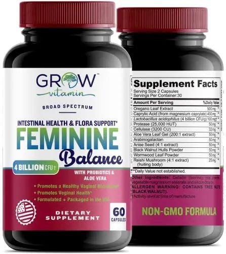 Feminine Balance Complex | Candida Support | Oregano & Caprylic Acid Blend - TrustMedUSA