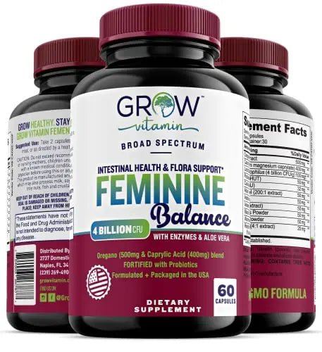 Feminine Balance Complex | Candida Support | Oregano & Caprylic Acid Blend - TrustMedUSA