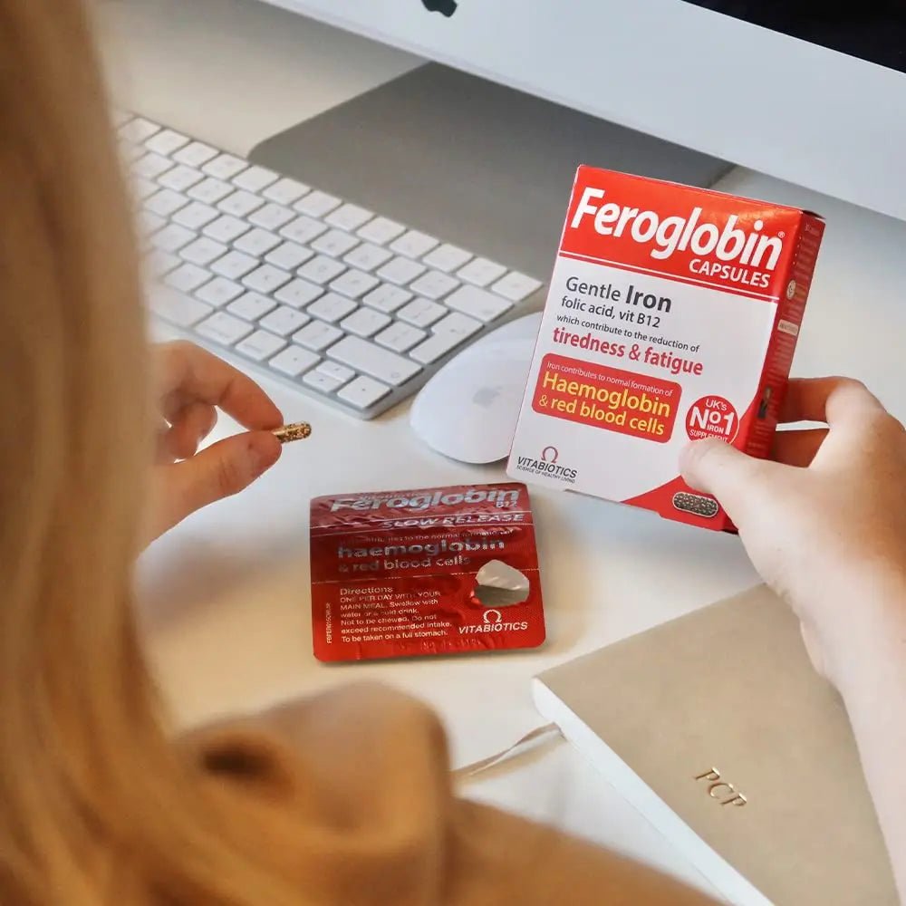 Feroglobin Iron Capsule Helps to reduce tiredness and fatigue - TrustMedUSA