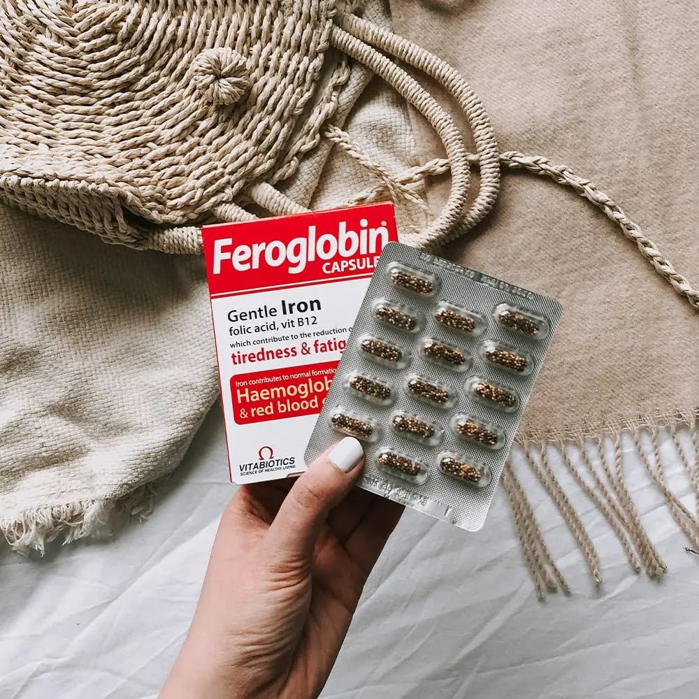 Feroglobin Iron Capsule Helps to reduce tiredness and fatigue - TrustMedUSA
