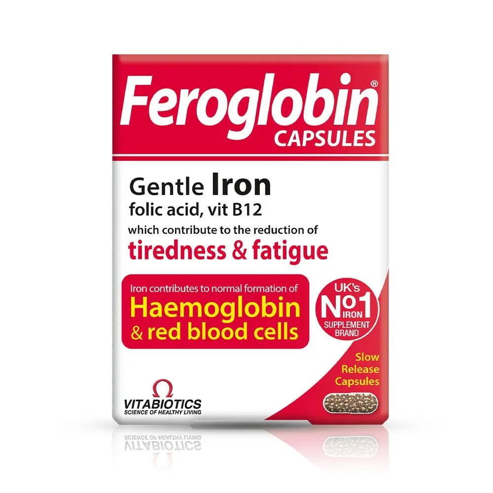 Feroglobin Iron Capsule Helps to reduce tiredness and fatigue - TrustMedUSA