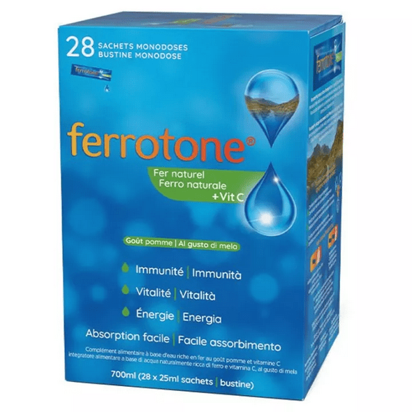 Ferrotone Natural Iron + Vitamin C Sachets - TrustMedUSA
